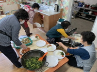 판교면 복대2리, 맛있는 행복밥차 봉사활동