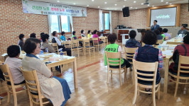 서면도둔중앙교회, 지역 어르신들을 위한 실버학교 개최