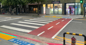 서산시, LED 바닥형 보행신호등 설치로 보행자 안전 강화한다
