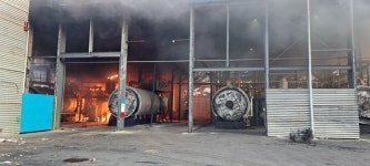 제천 송학면, 폐기물종합 재활용 공장 화재발생