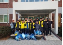 주공 그린빌 아파트 자원봉사단 환경 정화활동 펼쳐
