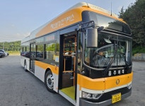 홍성군, 친환경 전기저상버스 운행 개시