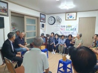 박정하 진산면장, 35개 경로당 순회 방문
