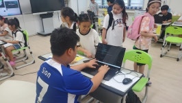 백제초등학교 AI 동아리, AI 융합교육 체험 행사 개최