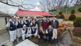 서천성결교회, 온정의 연탄배달 전달