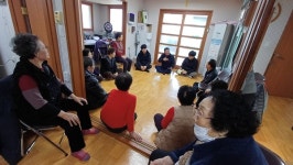 이기영 신임 금산읍장, 부임 첫 경로당 방문