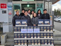 금산 복수농악회, 취약계층 대상 김 세트 전달