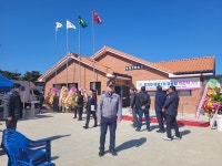 서산경찰서 부석파출소, 경로당 개관식 참석 주민들 상대 빈집털이 등 홍보와 순찰 