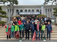 부여군 홍산면, 봄맞이 41개 기관단체 동참 조기 청소