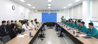 천안시의회, 단국대병원 방문...의료 현장 살펴