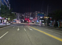 천안시, 야간 도로 시인성 높인다...백석로 등에 도로표지병설치
