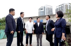 대전시의회 산건위, BRT 연결도로 건설 현장 방문