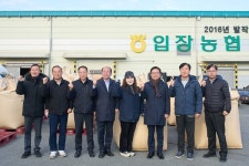 김석필 천안시장 권한대행, 공공비축 수매 출하 농업인 격려