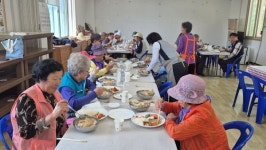 공주시 의당면과 새마을협의회, 마을별 순회 경로잔치 개최 