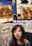 소녀시대 써니, 라디오 부스에서 치킨 먹방 셀카…귀요미