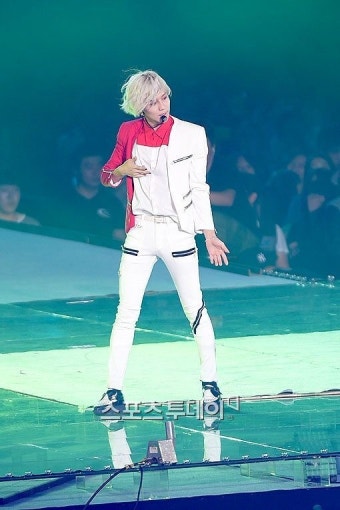 [포토]'SM타운 라이브 월드투어 콘서트' 태민, 강렬한 눈빛