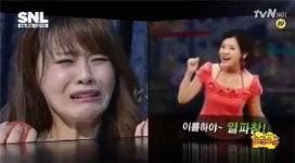 서유리 열파참 보고 손에 든 토마토 뭉갰다 