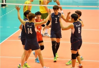한국 U23 男배구, 세계선수권 5-8위전서 브라질에 완패