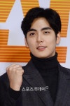 [ST포토]문용석, 신인 배우의 다부진 파이팅(잡아야 산다)