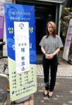[ST포토]은희 소중한 한 표 위해 왔어요