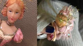 설리, 인형 팔까지 잘라..잘 가 너의 일부[스타엿보기]