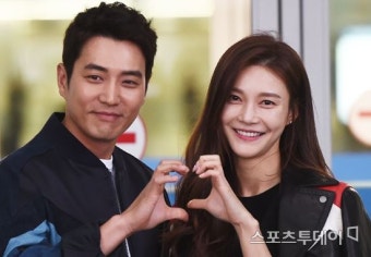 [ST포토] 주상욱-차예련, '예비부부의 하트!'