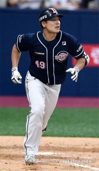 두산 민병헌, 27일 홈경기 '허슬두데이' 주인공 선정