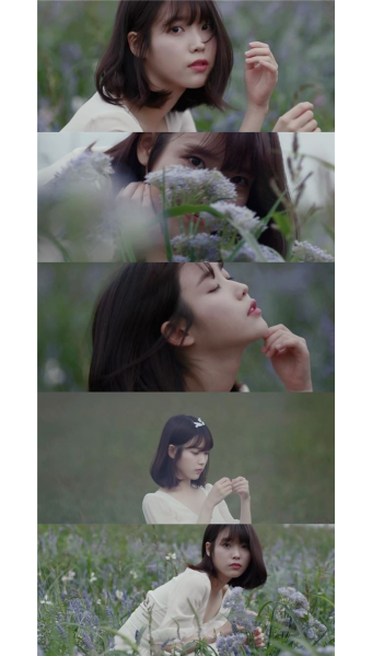 아이유, 그윽한 눈빛..'꽃갈피 둘'이 머금은 신비로움