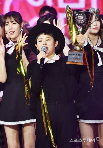 [ST포토] 김신영, 불참에도 쇼챔 1위는 워너원