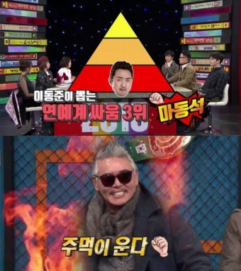 이동준 연예계 싸움 서열 공개 