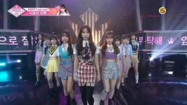 프로듀스48 투표로 뽑힌 앞으로 잘 부탁해 센터는 이채연 [TV캡처]