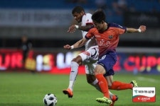 장군 멍군 제주-강원, 열띤 공방전 끝에 2-2 무승부