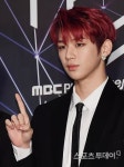[ST포토] 강다니엘, 빨간 헤어컬러