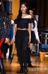 [ST포토] 트와이스 쯔위 머리부터 발 끝까지 블랙