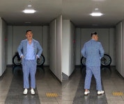 신우식, 바둑판 룩 선보여 쿨하게 입자 [스타엿보기]