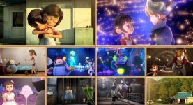 韓 애니메이션 별의 정원, 매력적인 별빛 판타지 캐릭터들 