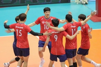 한국 남자배구, 세계랭킹 24위…브라질 1위