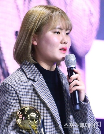 [ST포토] 강지우 '영플레이어상 수상'