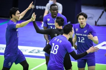 '다우디 37점 맹폭' 현대캐피탈, 한국전력과 풀세트 접전 끝에 진땀승
