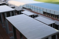 충남아산, Dr.Cu 후원받아…Dr.Cu 항균필름 이순신종합운동장  설치
