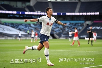 손흥민, 아스널 상대 동점골 폭발…올 시즌 PL 10호골
