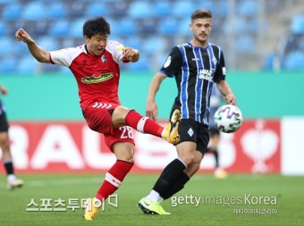 '권창훈 골·정우영 풀타임' 프라이부르크, DFB포칼 32강 진출