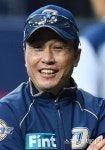 [ST포토] NC 이동욱 감독 'KS 1차전 앞두고 미소'