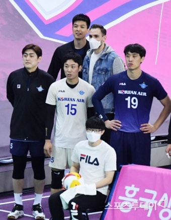 [ST포토] 대한항공 홈 경기 찾은 비예나