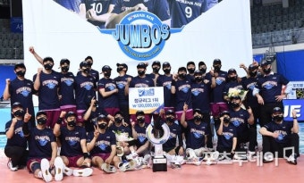 [ST포토] 정규리그 우승한 대한항공