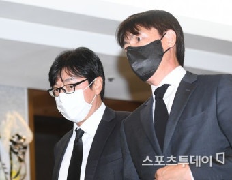 [ST포토] 황선홍-홍명보 '가자'