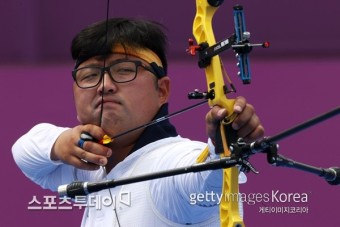 김우진, 양궁 개인전 8강 탈락…한국 양궁, 金4개로 도쿄 올림픽 마무리
