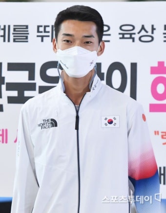 [ST포토] 우상혁, '한국 높이뛰기의 미래'