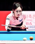 [ST포토] 휴온스 최혜미, '새롭게 등장한 당구미녀'