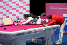 [ST포토] 피아비-오수정 우승을 향해 출발